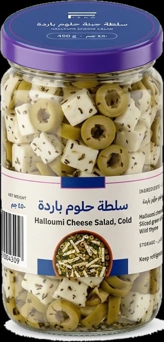 سلطة جبنة حلوم باردة 250 جم